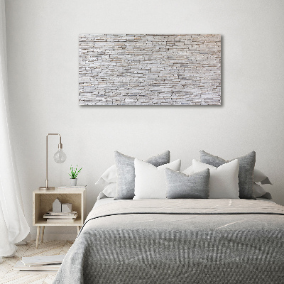 Foto canvas Stenen muur