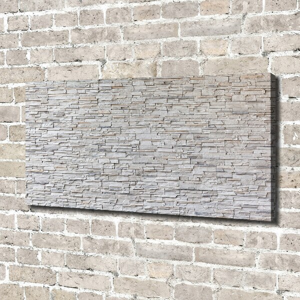 Foto canvas Stenen muur