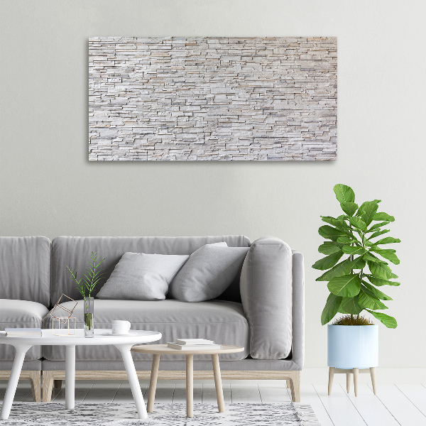 Foto canvas Stenen muur