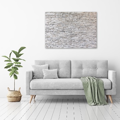 Foto canvas Stenen muur