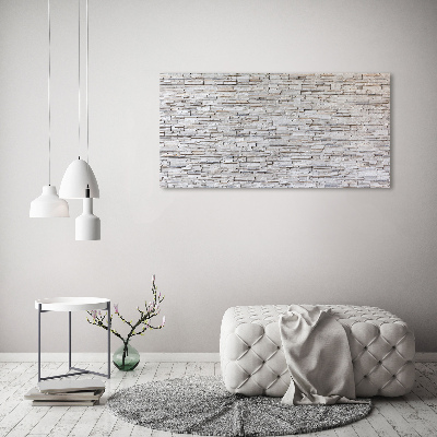 Foto canvas Stenen muur