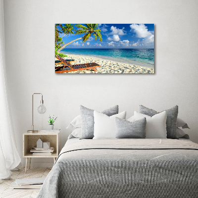 Schilderij op canvas Tropisch strand