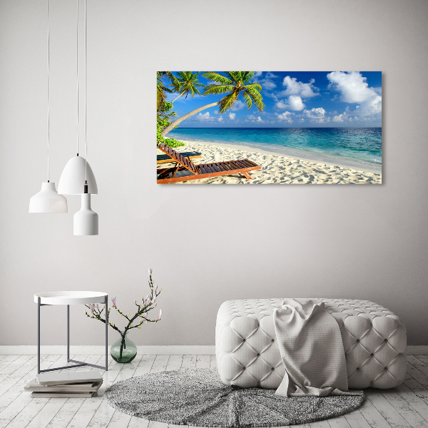 Schilderij op canvas Tropisch strand