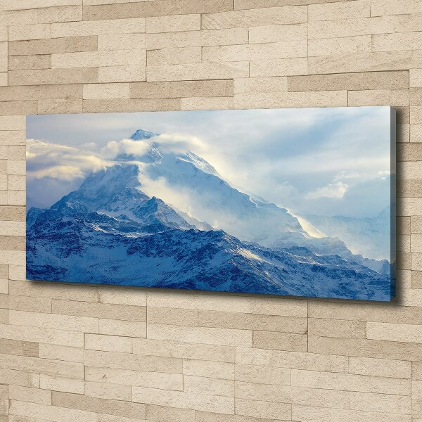 Canvas foto Bergtop