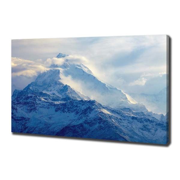 Canvas foto Bergtop