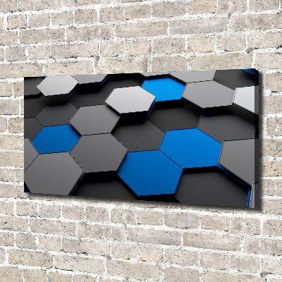 Schilderij op canvas 3D-abstractie