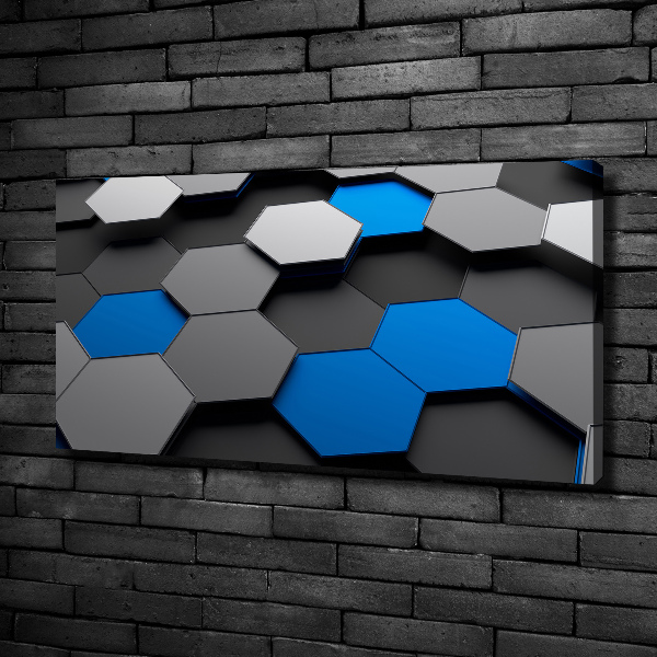 Schilderij op canvas 3D-abstractie