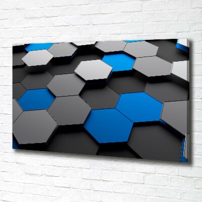 Schilderij op canvas 3D-abstractie