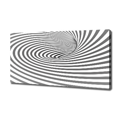 Canvas foto Gestreepte spiraal