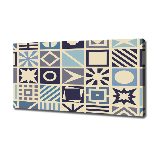 Foto op canvas Geometrische achtergrond