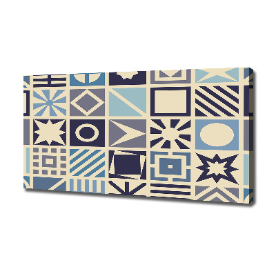 Foto op canvas Geometrische achtergrond