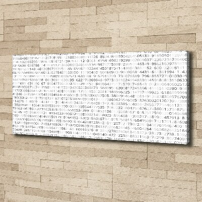 Canvas schilderij Binaire code