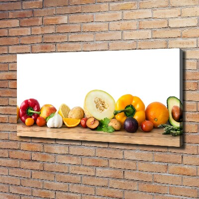 Schilderij op canvas Fruit en groenten