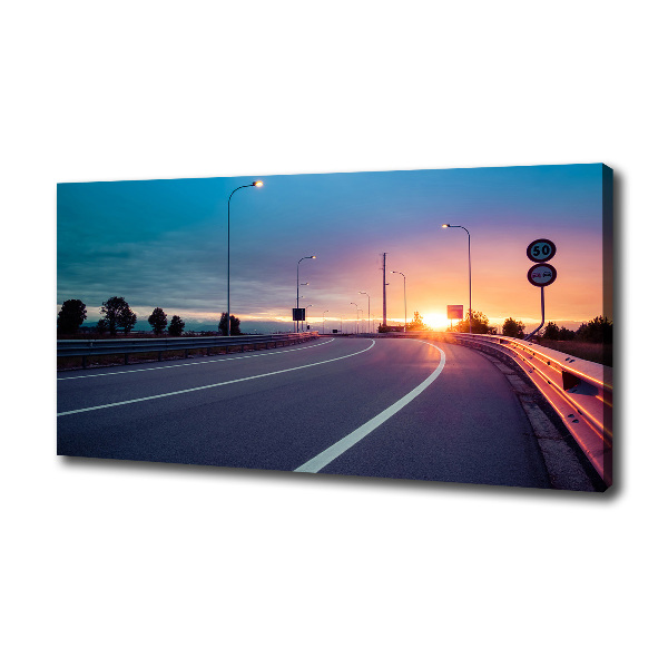 Foto op canvas Snelweg