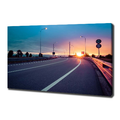 Foto op canvas Snelweg