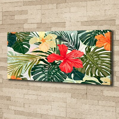 Foto op canvas Hawaiiaanse bloemen