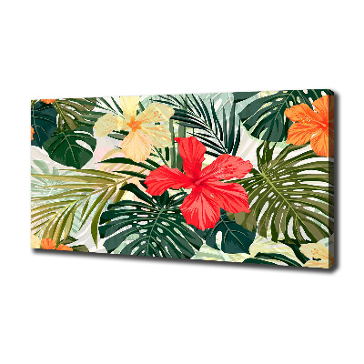 Foto op canvas Hawaiiaanse bloemen