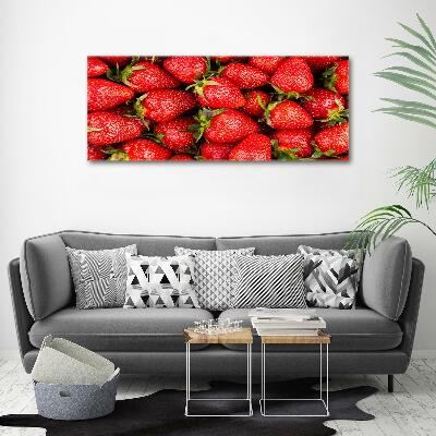 Foto canvas Aardbeien