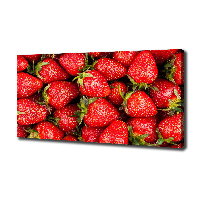 Foto canvas Aardbeien