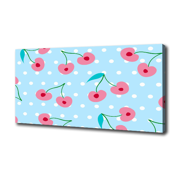 Canvas foto Fruitpictogrammen