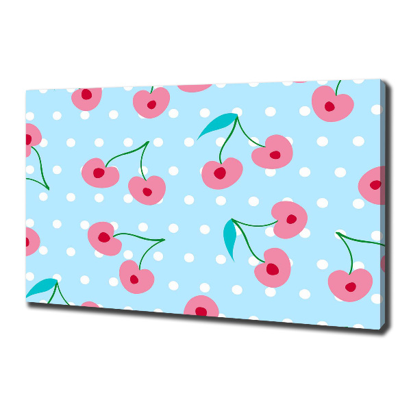 Canvas foto Fruitpictogrammen