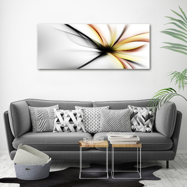 Foto op canvas Abstracte bloem