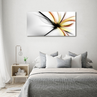 Foto op canvas Abstracte bloem