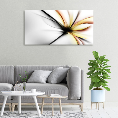 Foto op canvas Abstracte bloem