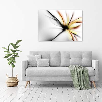 Foto op canvas Abstracte bloem