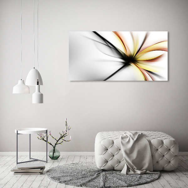 Foto op canvas Abstracte bloem
