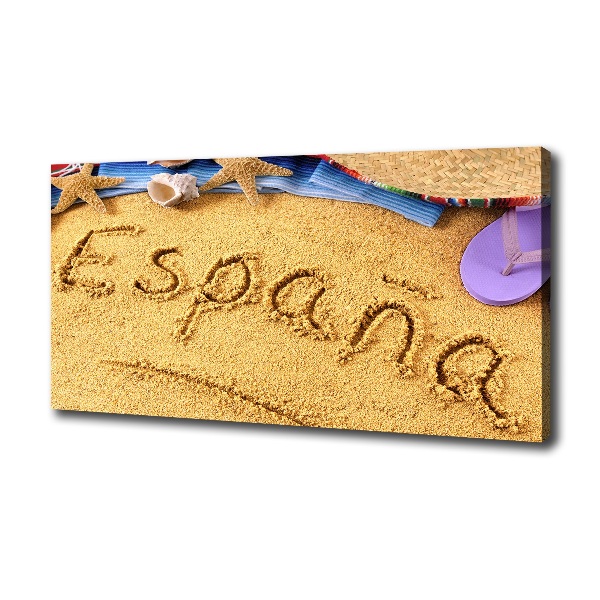 Foto canvas Spaanse inscriptie