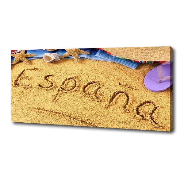 Foto canvas Spaanse inscriptie