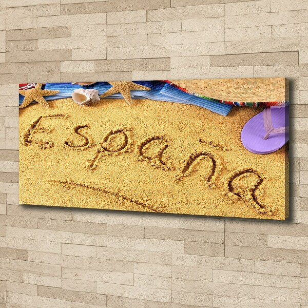 Foto canvas Spaanse inscriptie