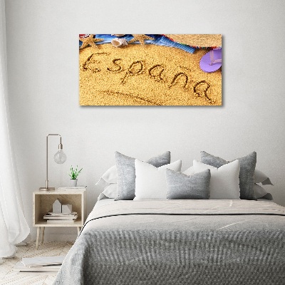 Foto canvas Spaanse inscriptie