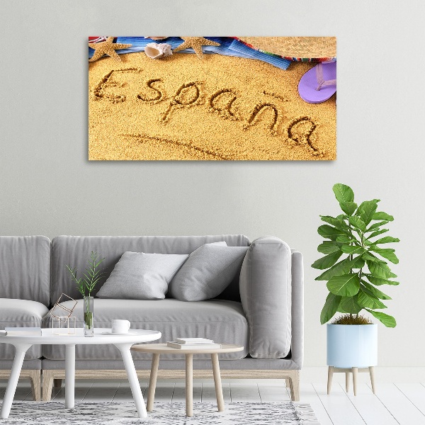 Foto canvas Spaanse inscriptie