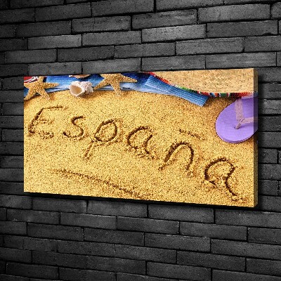 Foto canvas Spaanse inscriptie