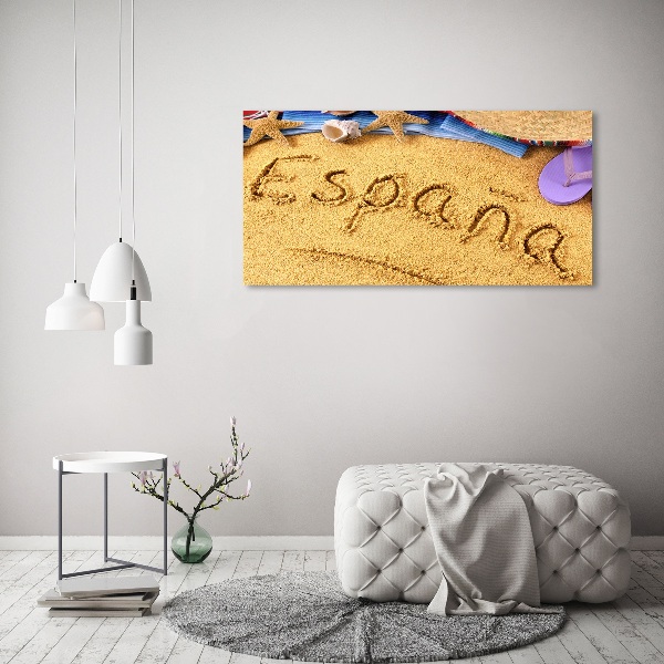 Foto canvas Spaanse inscriptie