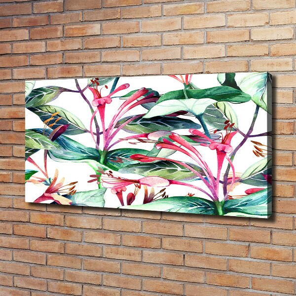 Schilderij op canvas Kamperfoelie