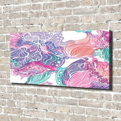 Foto canvas Magische bloemen