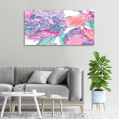 Foto canvas Magische bloemen