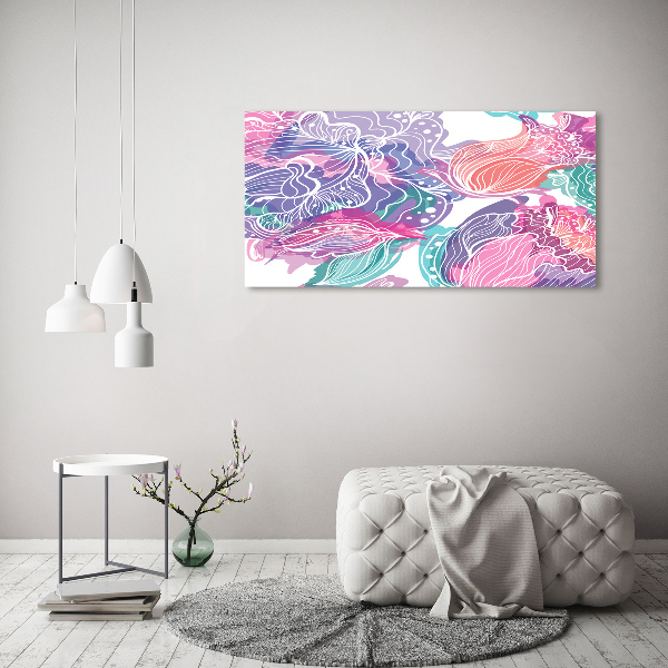 Foto canvas Magische bloemen