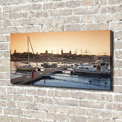 Schilderij op canvas Szczecin, Polen