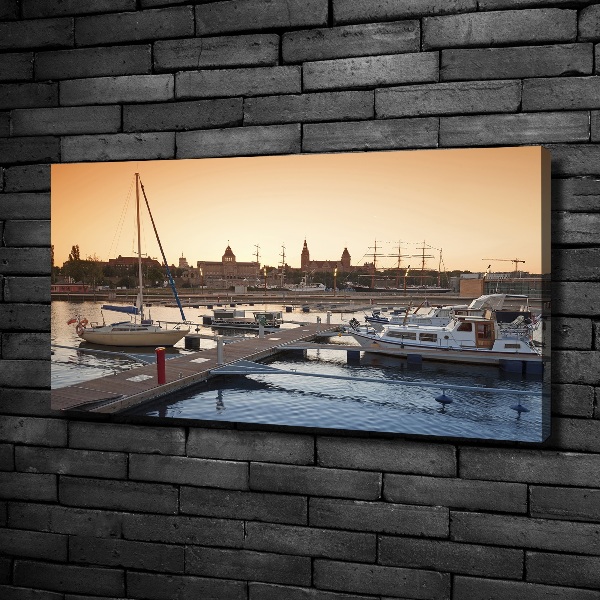 Schilderij op canvas Szczecin, Polen