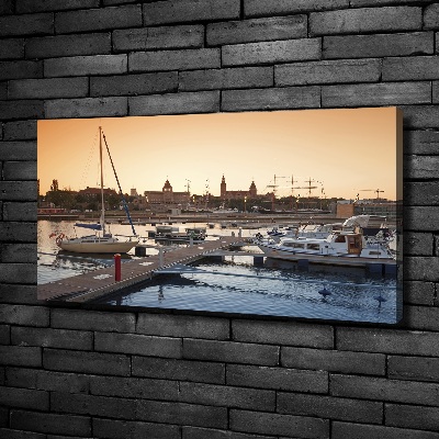 Schilderij op canvas Szczecin, Polen