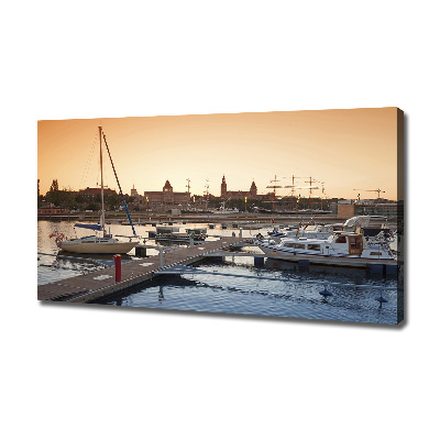 Schilderij op canvas Szczecin, Polen