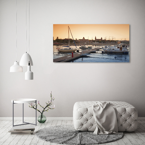 Schilderij op canvas Szczecin, Polen