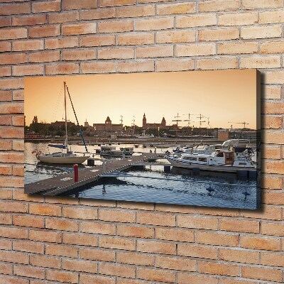 Schilderij op canvas Szczecin, Polen