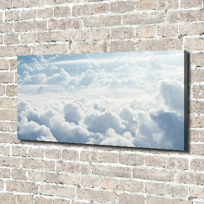 Foto canvas Wolken vanuit vogelperspectief