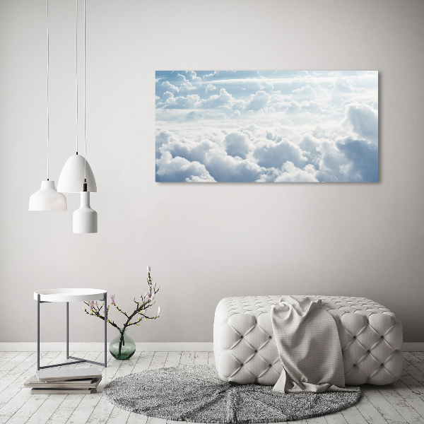 Foto canvas Wolken vanuit vogelperspectief