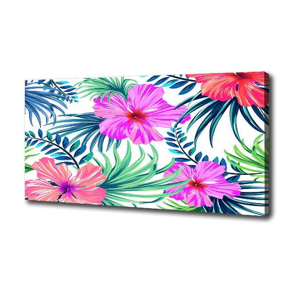 Foto op canvas Hawaiiaanse bloemen
